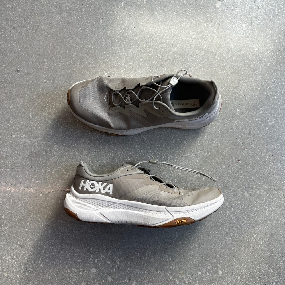 Hoka One Transport Men's Hiking/Running Shoes Tan Size 11.5
